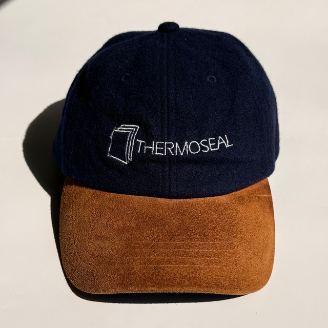 LANDS’END製 Used Leather Brim Cap