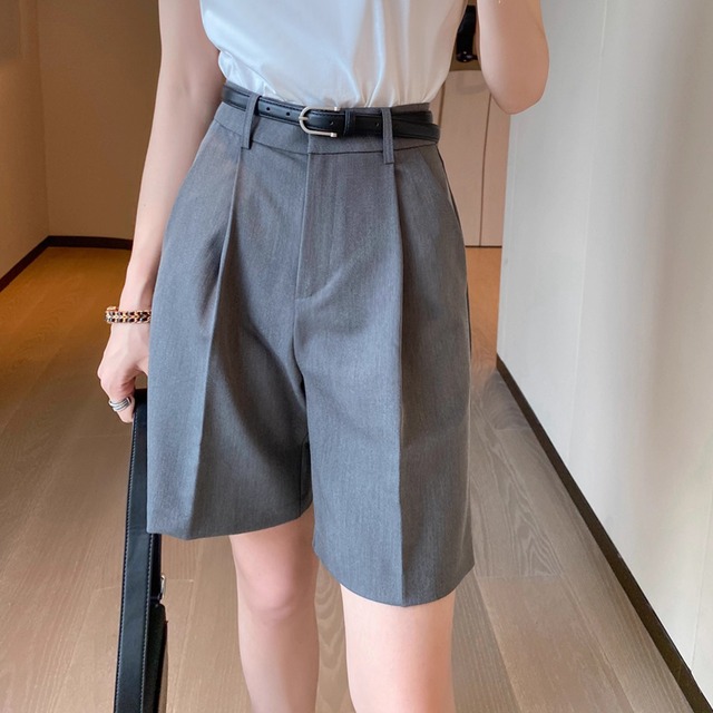 　タックハーフパンツ　JC0141