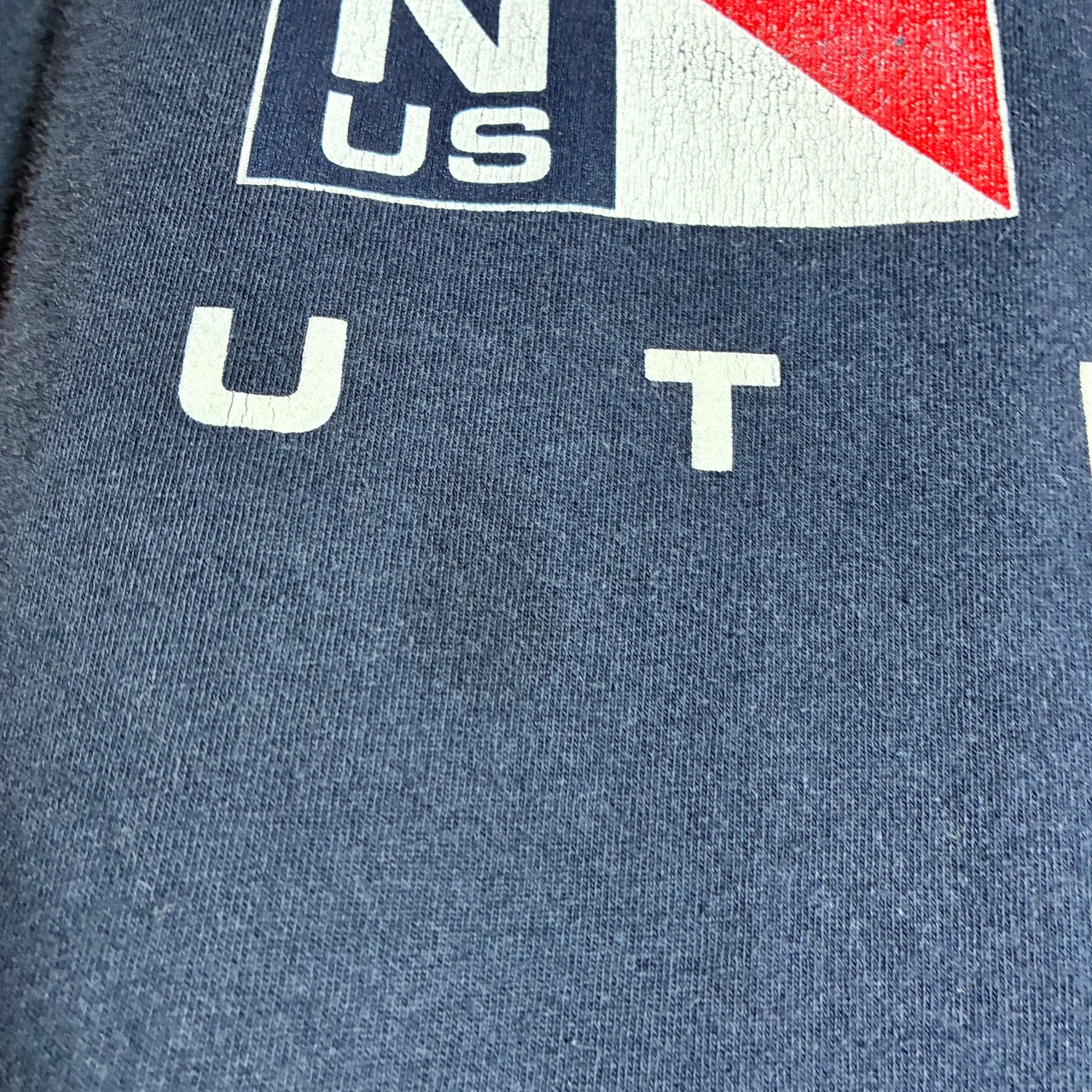 90s USA製 NAUTICA オーバーサイズTシャツ ボックスシルエット ノーティカ ネイビー