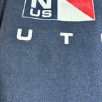 90s USA製 NAUTICA オーバーサイズTシャツ ボックスシルエット ノーティカ ネイビー