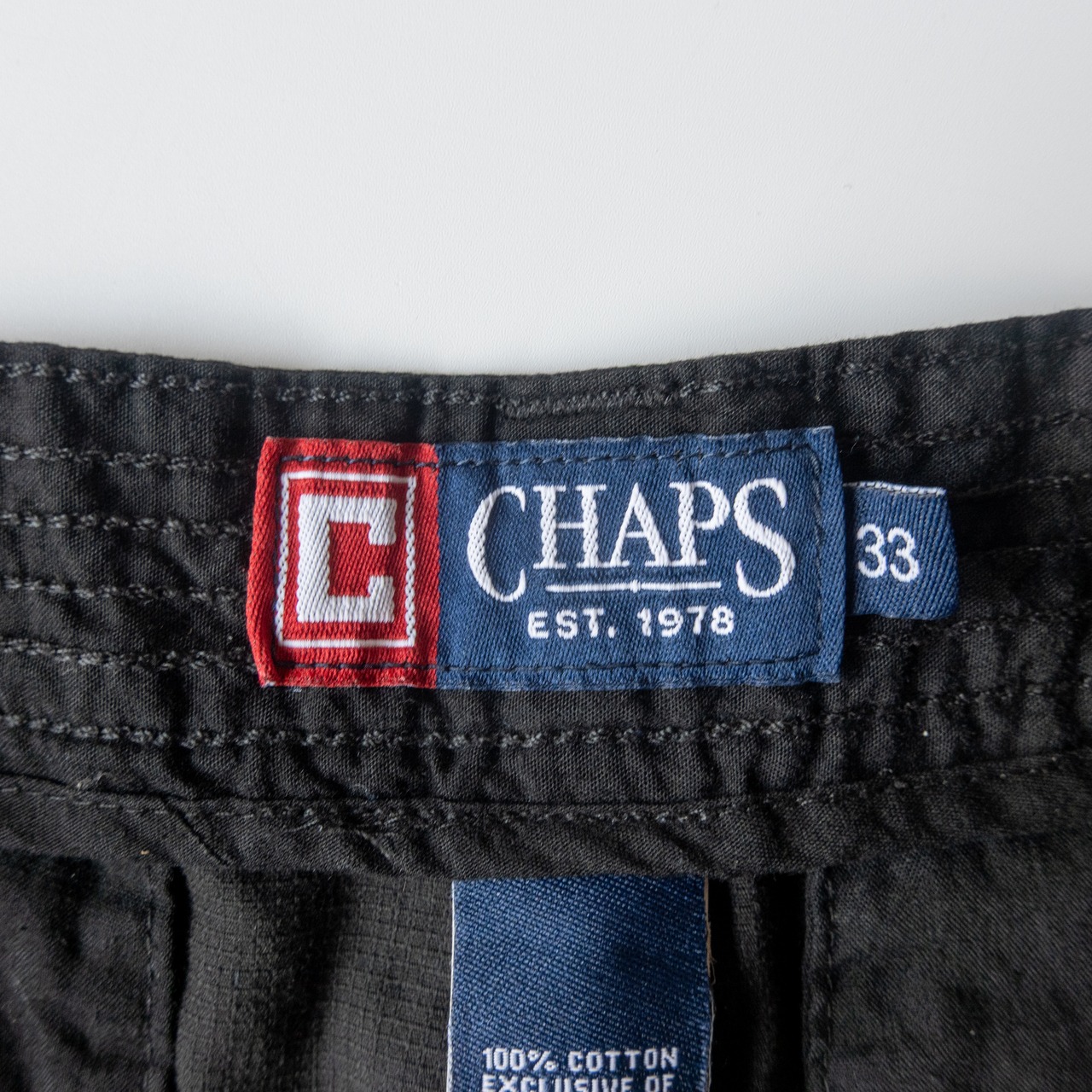 CHAPS black cargo shorts