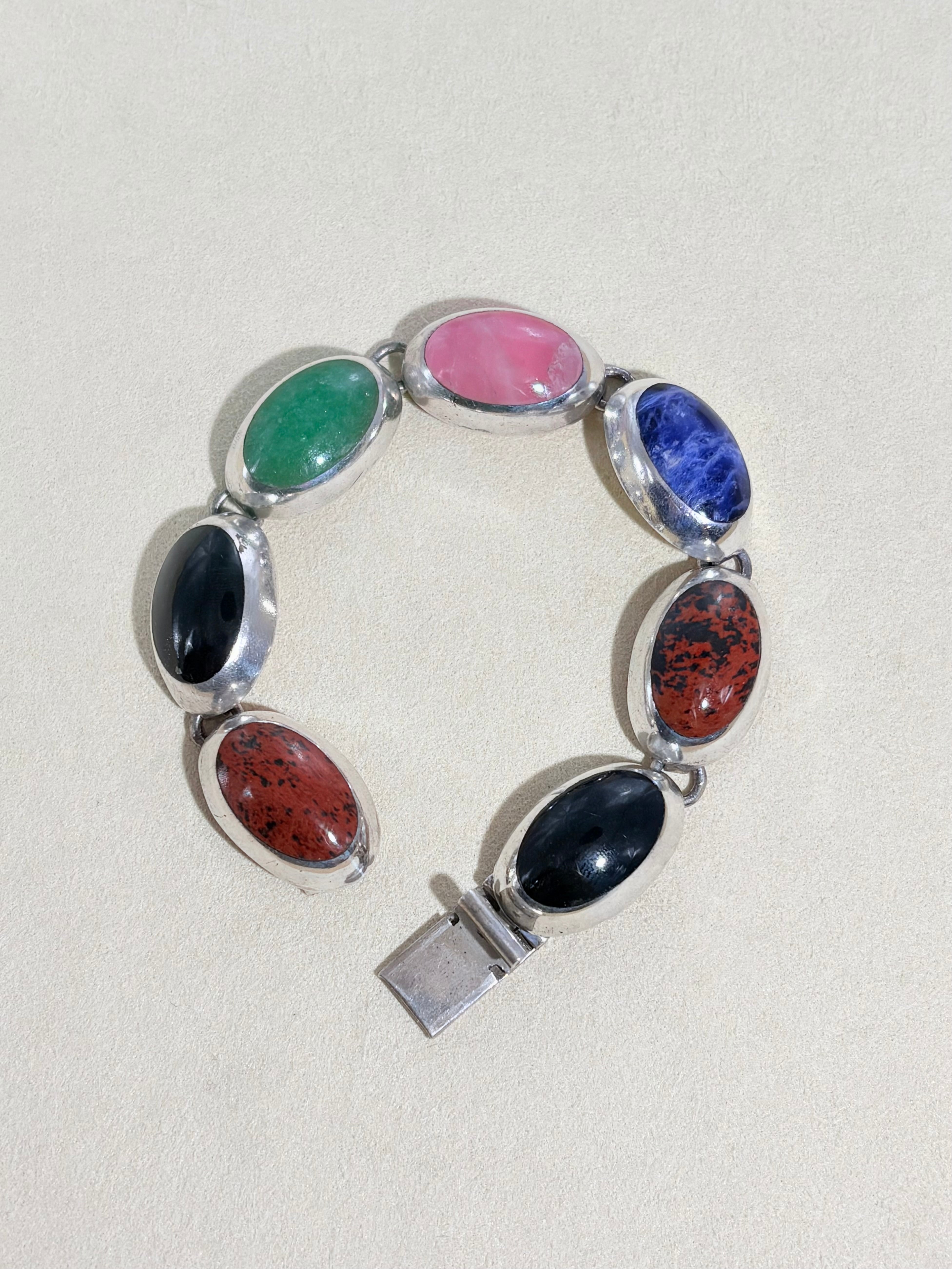 Multi Gemstones Bracelet -Mexico-