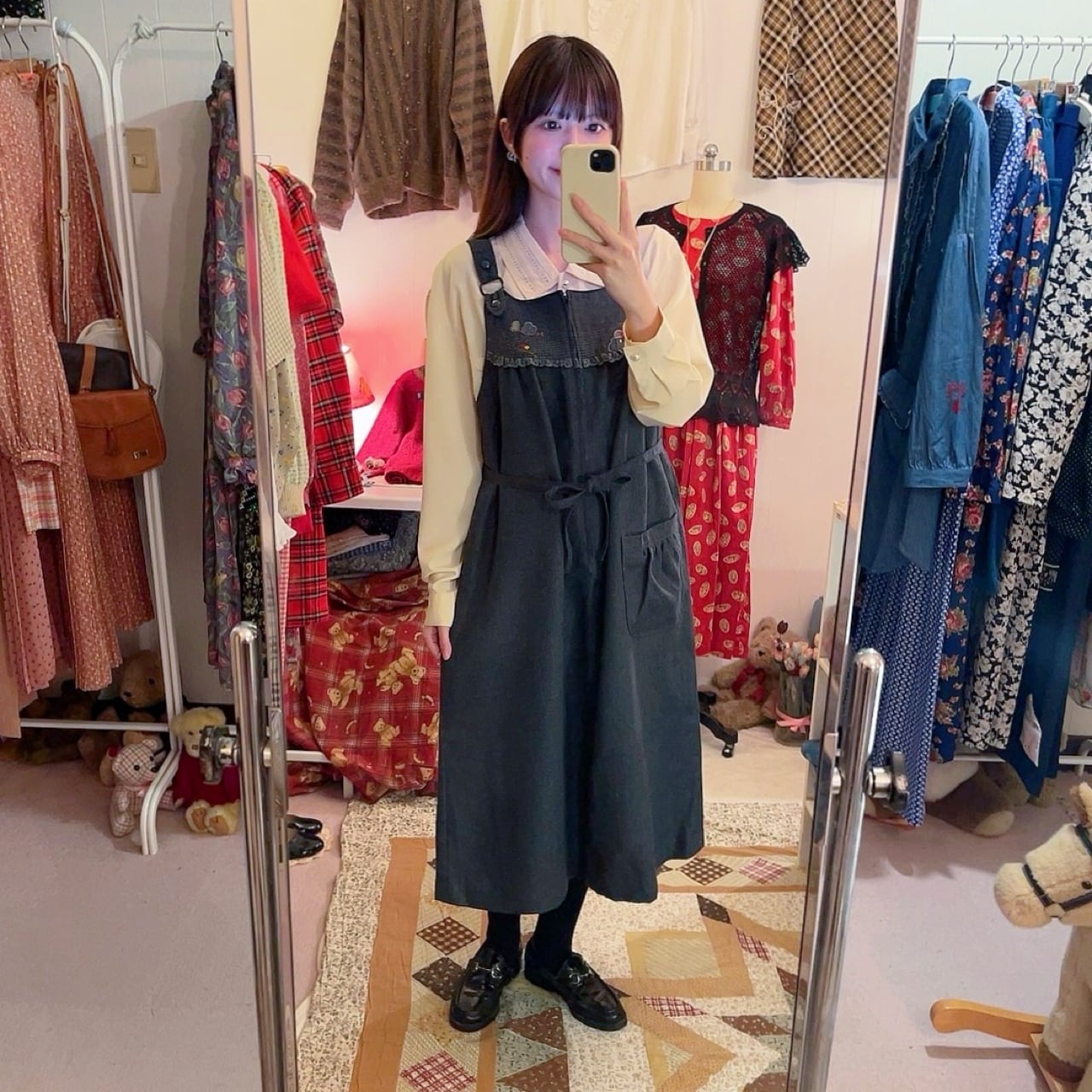 house trail jumper skirt