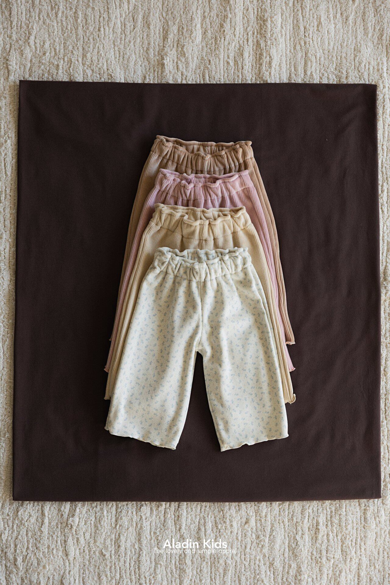 【予約商品】aladin / Every day Ribbed pants