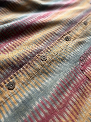 Colorful Ikat Pattern Shirt