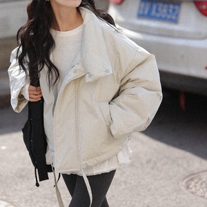 stand collar padded jacket　J00165