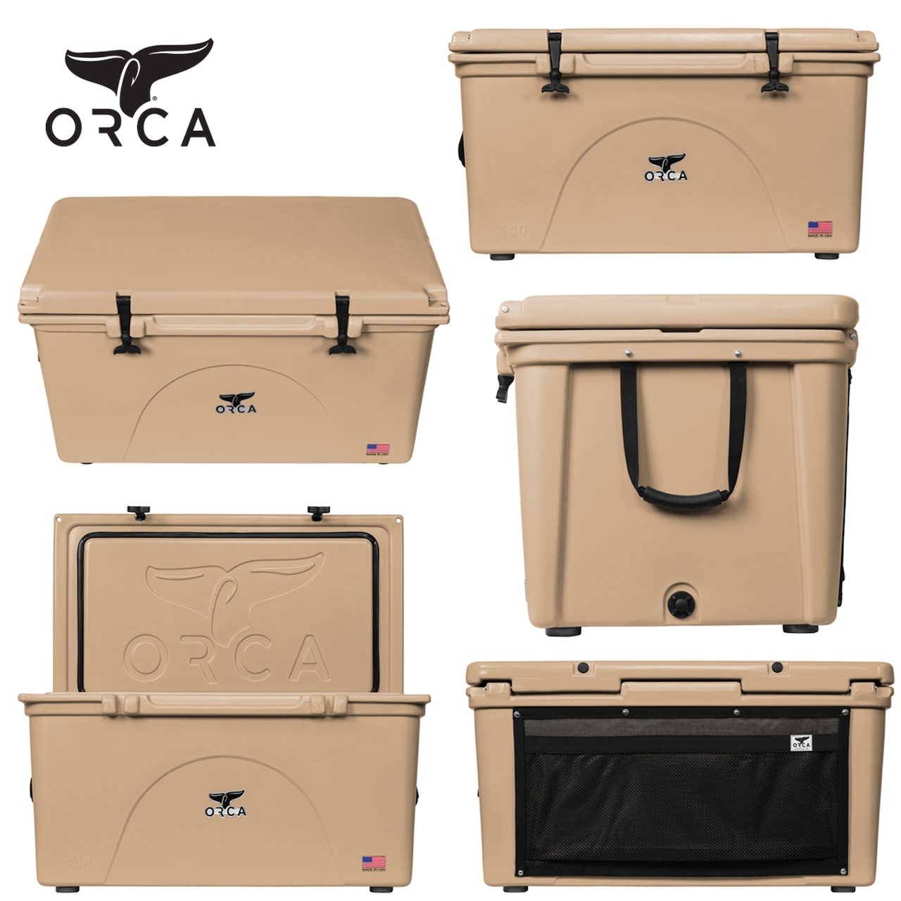 ORCA Coolers 140 Quart オルカ クーラー ボックス キャンプ用品 アウトドア キャンプ グッズ 保冷 クッキング ドリンク オルカクーラーズジャパン