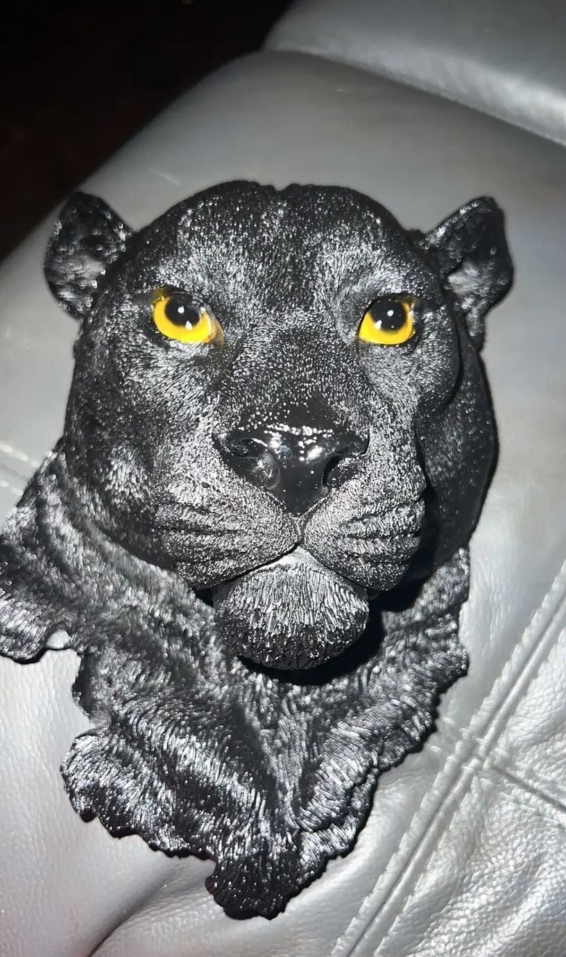 黒ヒョウ 壁掛けオブジェ アニマルヘッド 剥製風 壁装飾 壁掛け 黒ヒョウ 壁掛けオブジェ アニマルヘッド 剥製風 壁装飾 壁掛け