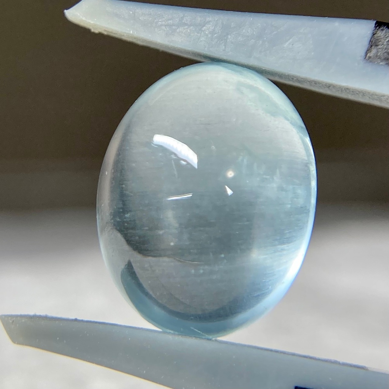 アクアマリン キャッツアイ 3.032ct ブルー 簡易ソーティング付き No.159