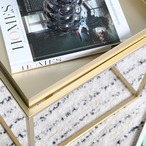 サイドテーブル スクエア型 メタル トレイ モダン アイアン ティーテーブル リビングソファ 机 リビング バスルーム ミニマリスト 一人暮らし シンプル おしゃれ スタイリッシュ 韓国