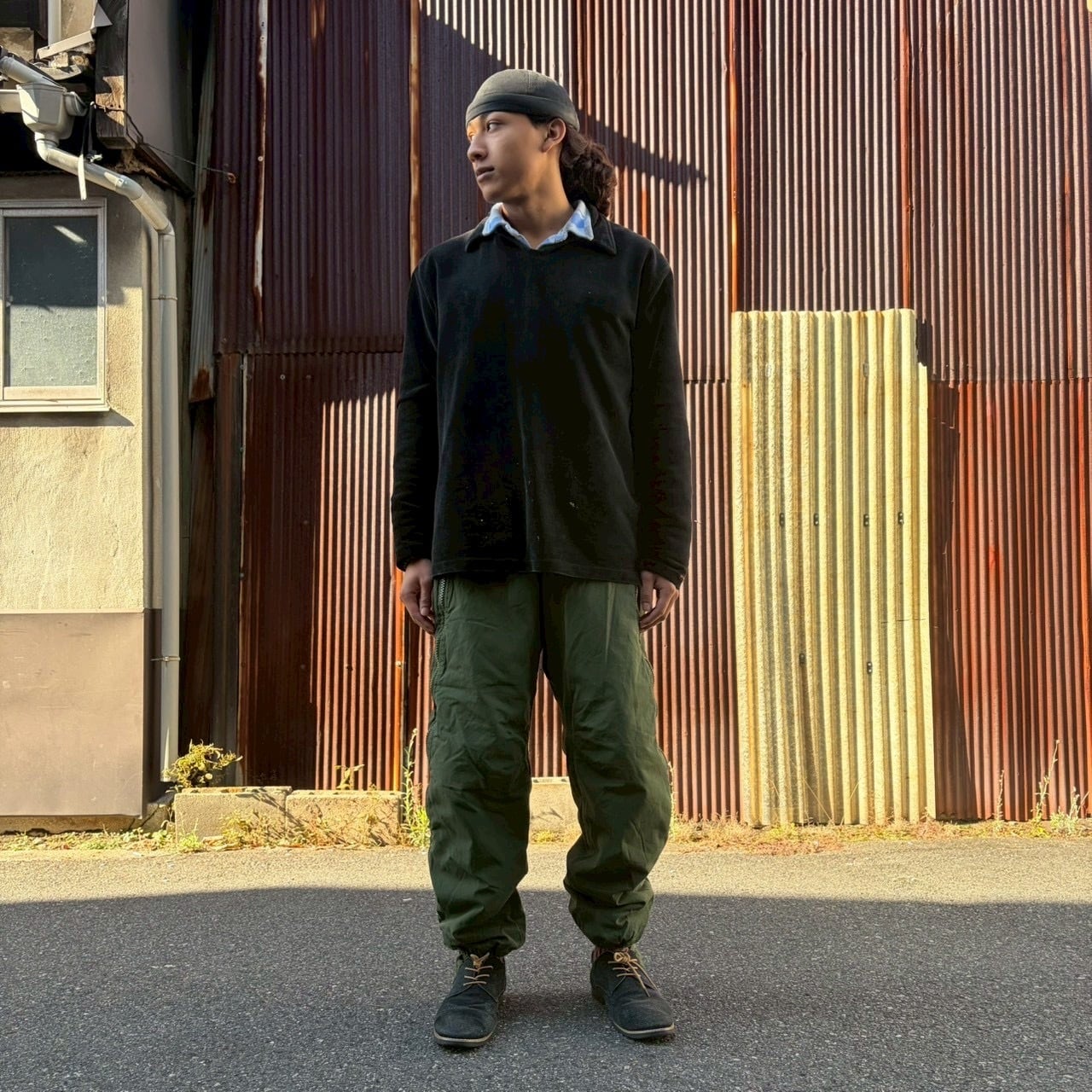 90s スウェーデン軍 実物 M-90 コールドウェザーパンツ 180/75 ユーロ