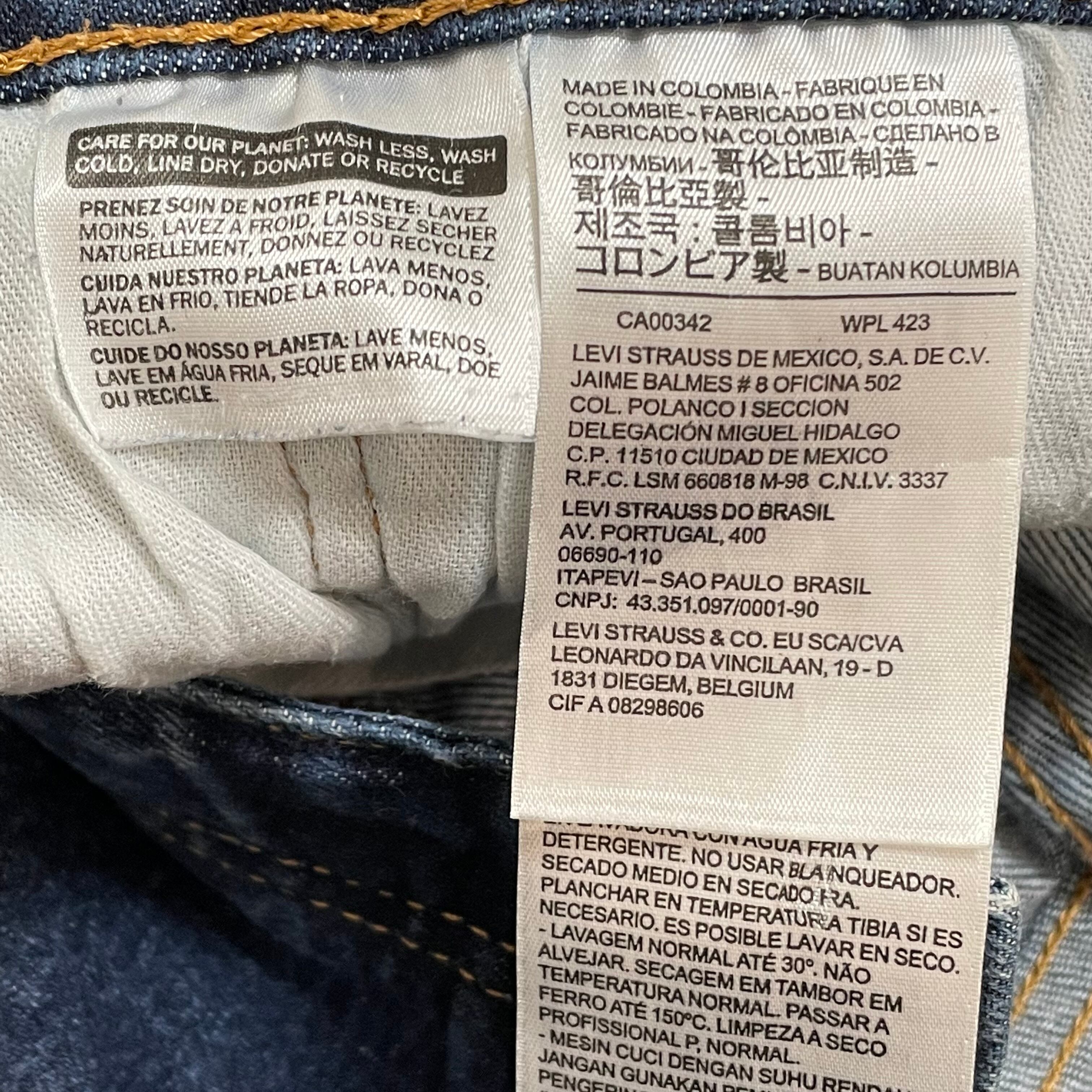 LEVI'S】505 濃紺 デニム ジーパン ジーンズ ストレッチ テーパード ...