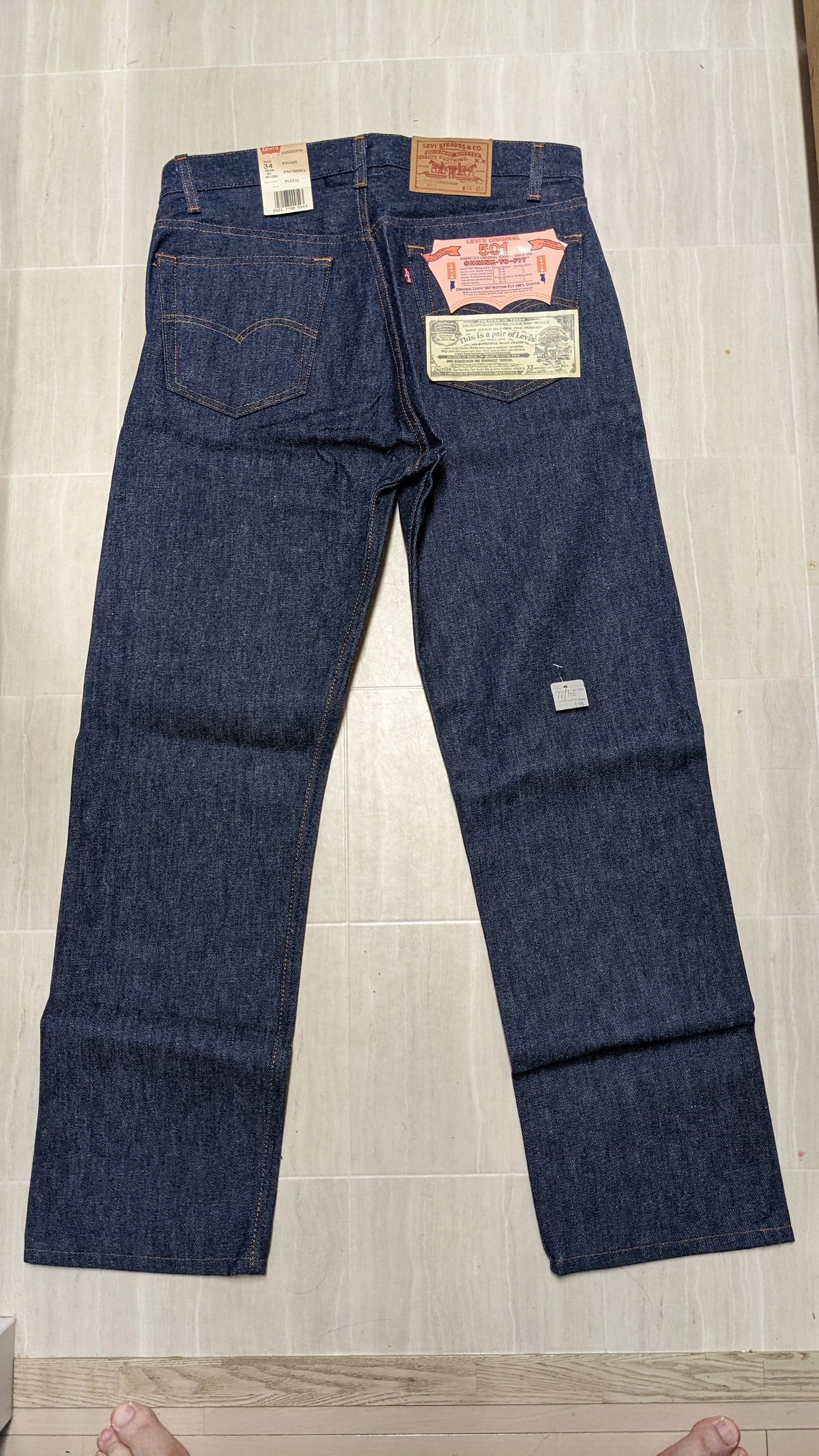 デッドストック　80's Levi's 501 0115