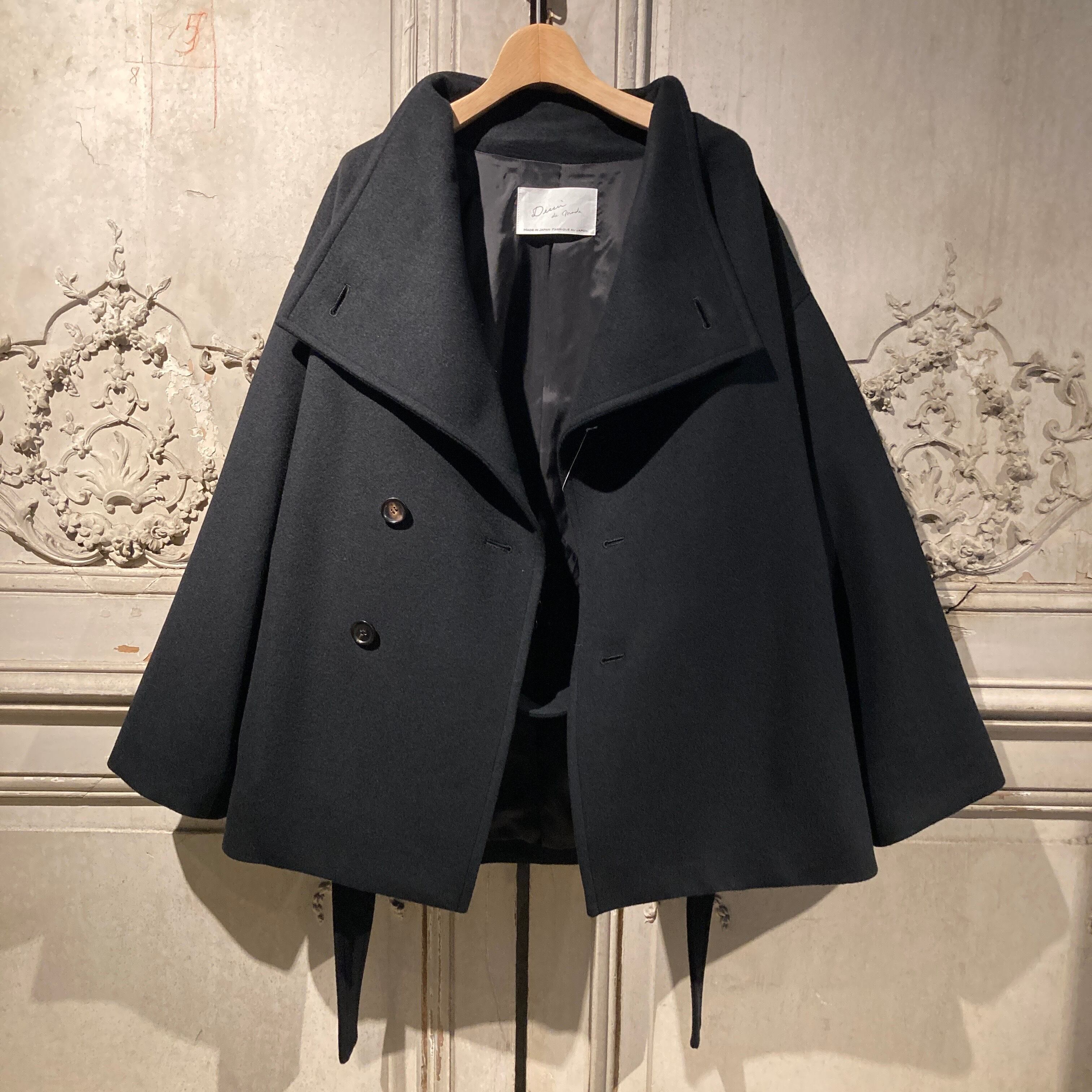 Dessin de Mode【デッサン ド モード】ショールカラーハーフコート