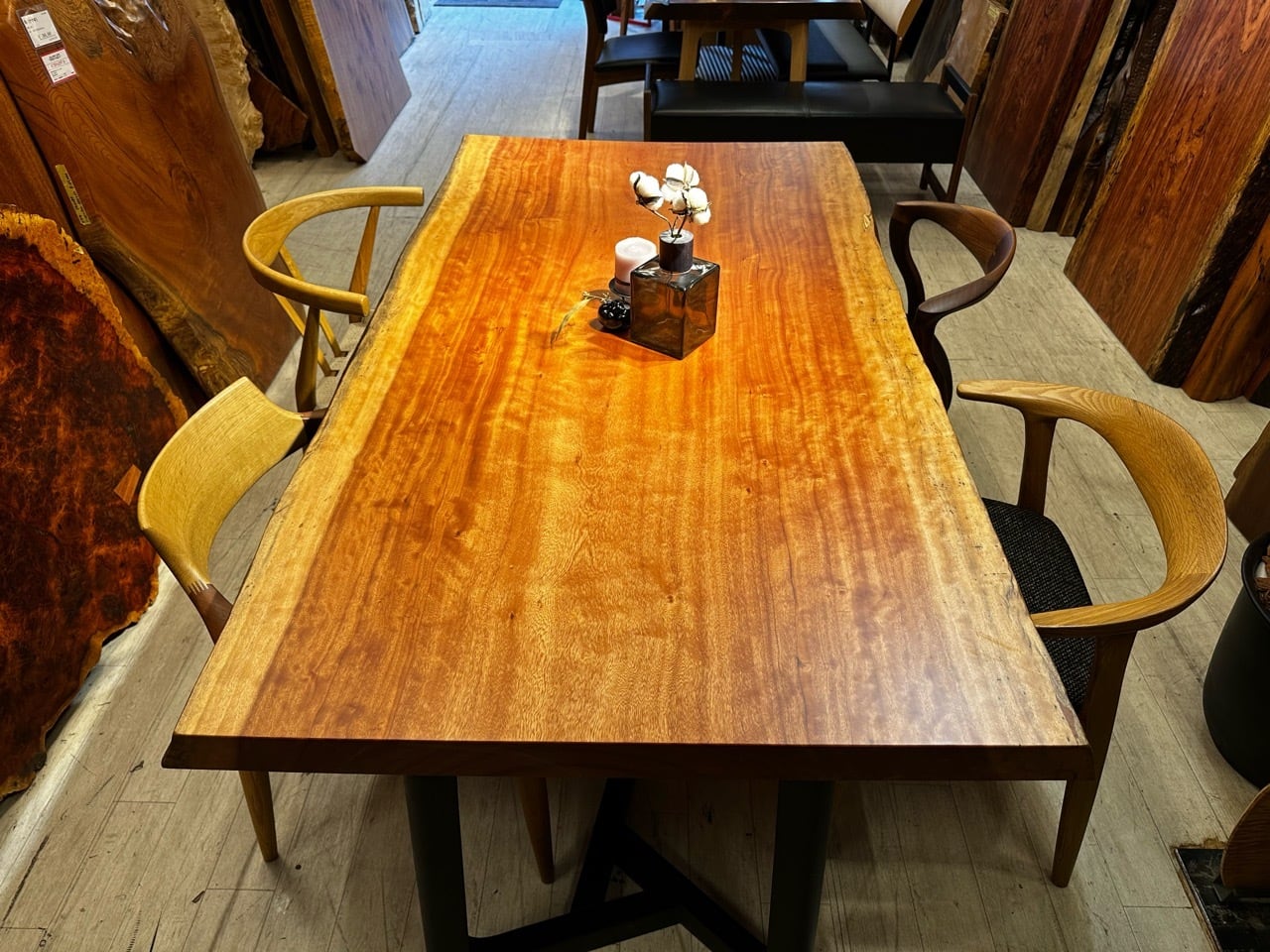 最終値下げ❤️手作りテーブル❤️一枚板 KIDOMEIMOKU 欅一枚板ダイニングテーブル｜200cm(6人掛け) – 【公式