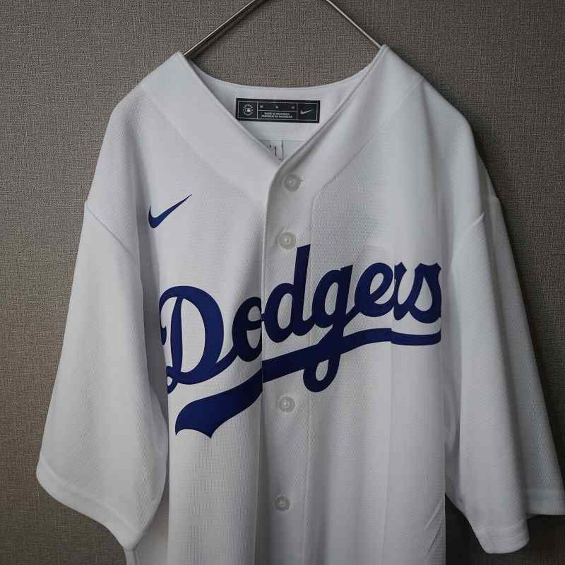 NIKE ナイキ 大谷翔平 ドジャース ユニフォーム ホーム Mサイズ 白 青 
