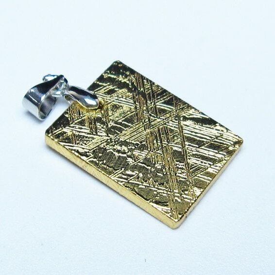 ギベオン ペンダント 隕石 メテオライト ゴールド 一点物 おまかせ便 112-13531