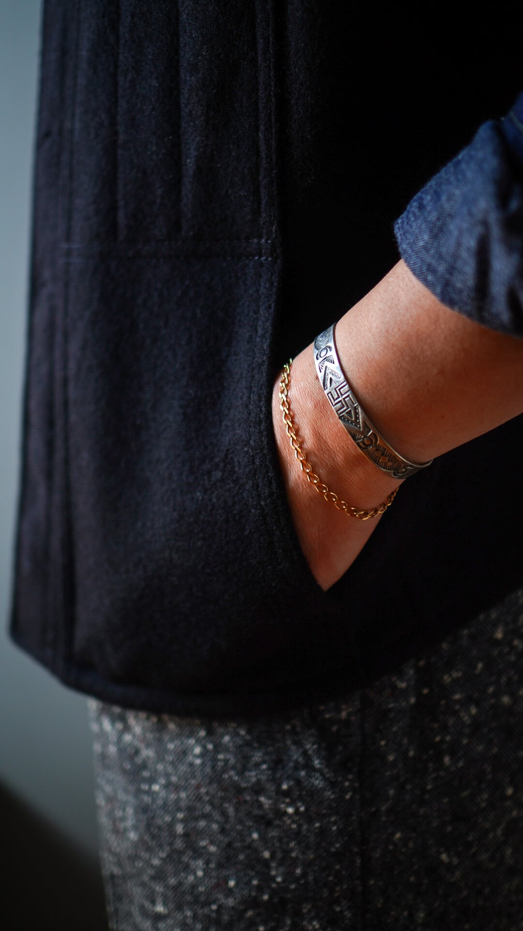 VINTAGE】U.K. VINTAGE 9ct イエロー ゴールド 喜平チェーン