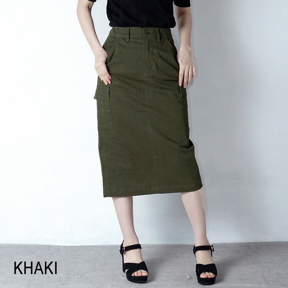 スワーム SWARM コットンカーゴタイトスカート(NS-85004)全4色【レターパックプラス可】