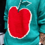 CC "BIG APPLE" HAND KNIT -GREEN-