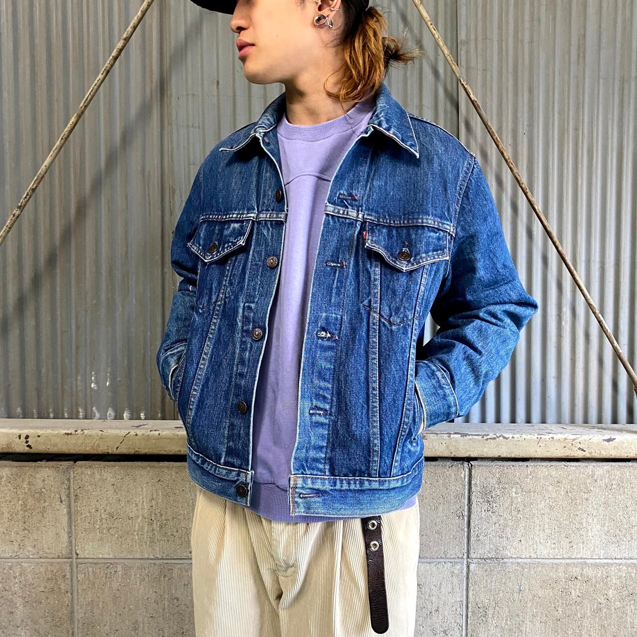 80年代 ビンテージ Levi's リーバイス 70506 0216 デニムジャケット メンズL 古着 トラッカージャケット 80s ビンテージ  ヴィンテージ【デニムジャケット】【ALL15】 | cave 古着屋【公式】古着通販サイト