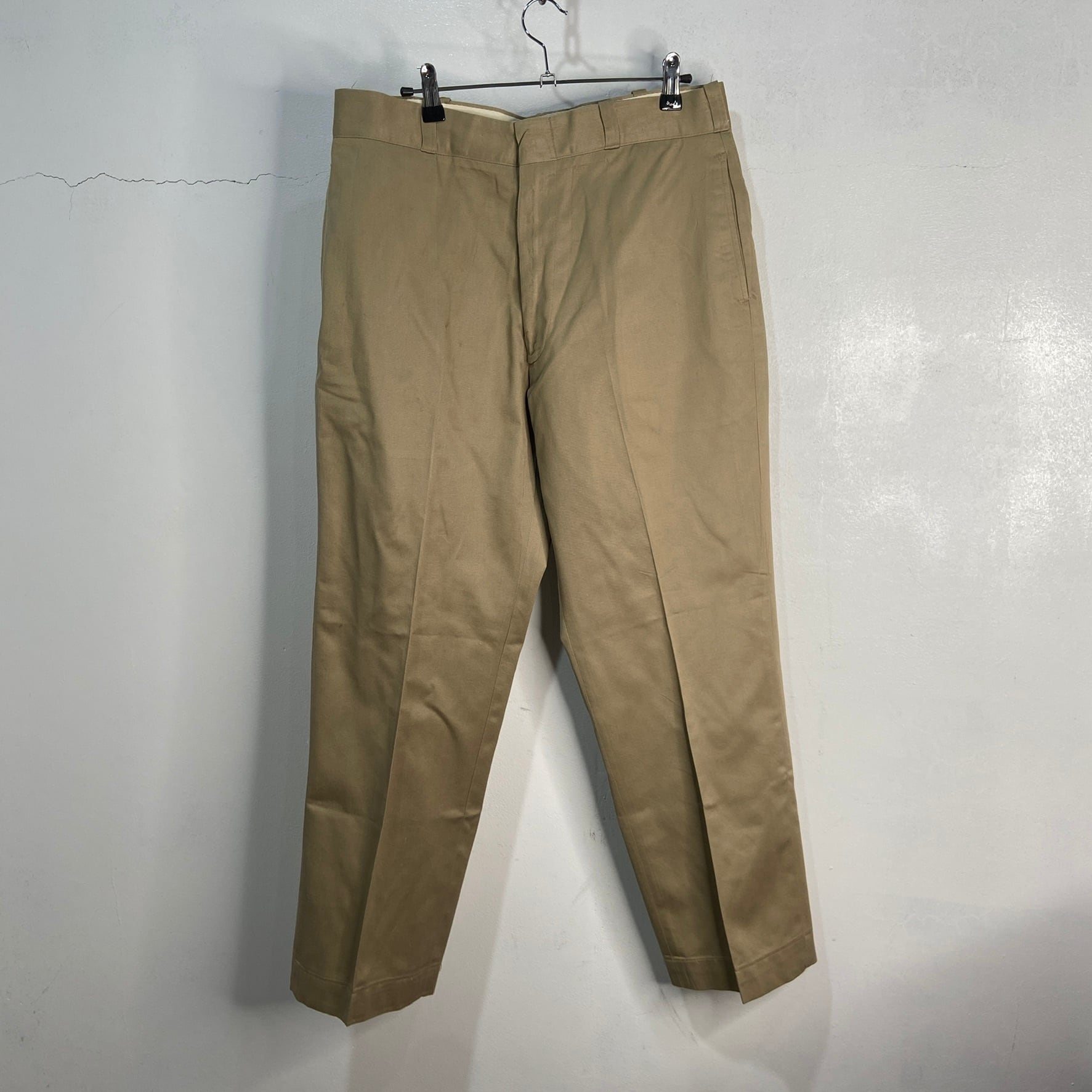 送料無料』70s U.S.ARMY ミリタリートラウザーズチノパンツ カーキ 