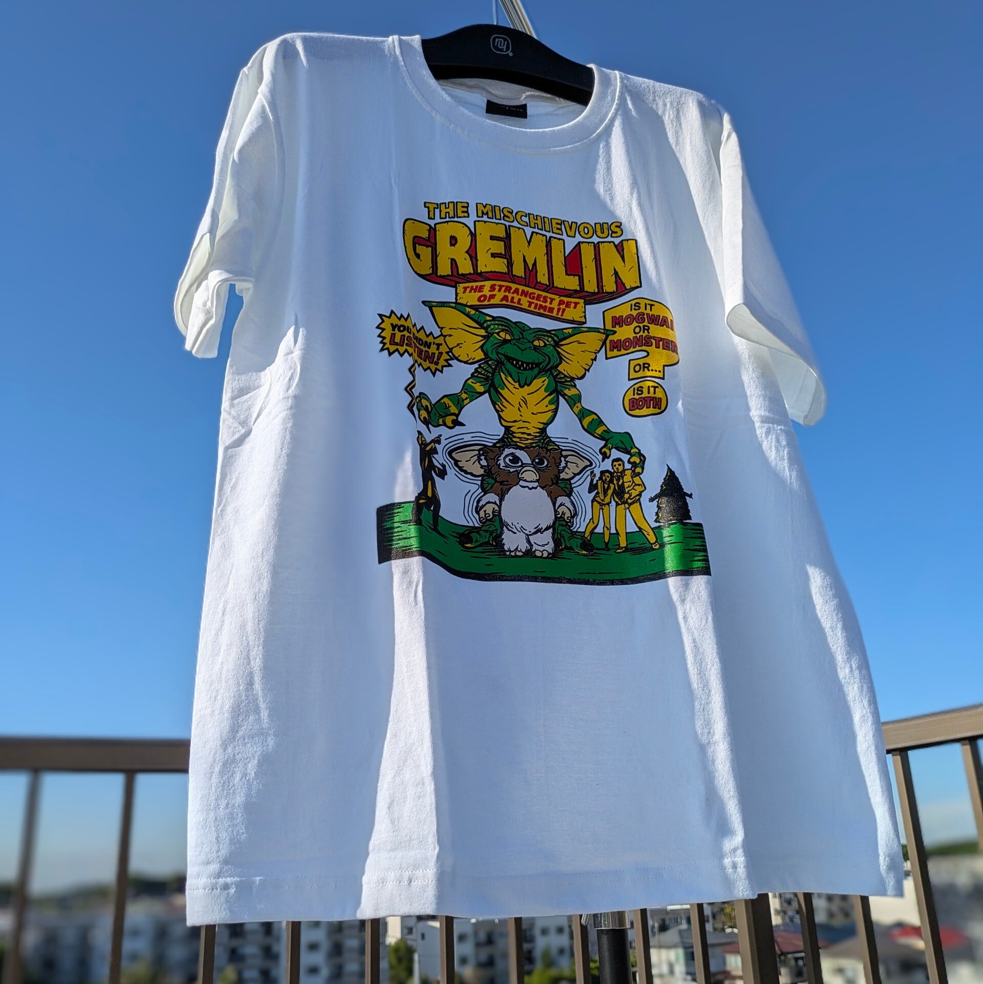 【グレムリン(Gremlins)ストライプ&ギズモ 】映画Tシャツ / Tシャツ〚アメリカン雑貨 アメトイ〛