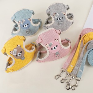 【PET】3色展開リーシュ&ハーネスセット