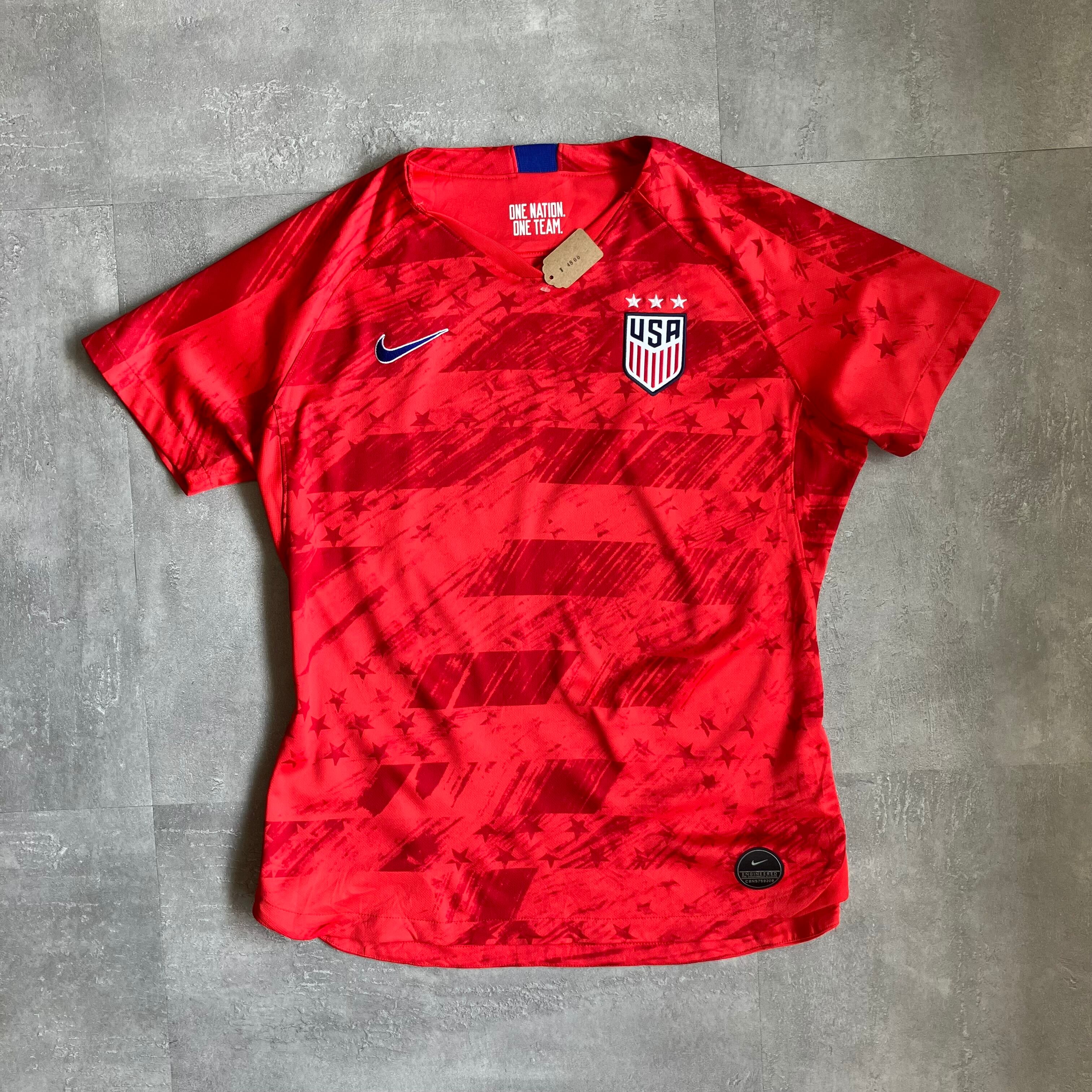 《L size》NIKE ナイキ サッカーシャツ USA No.3531