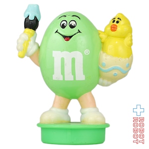 M&M's 1995 キャンディー・コンテナ フィギュア トップス グリーン イースター