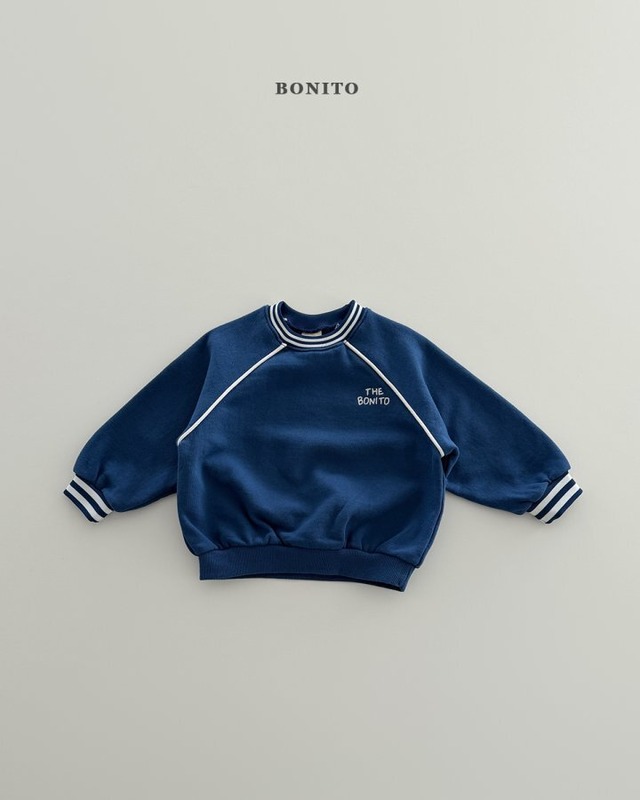 【予約】Pinstripe Raglan Sweatshirt