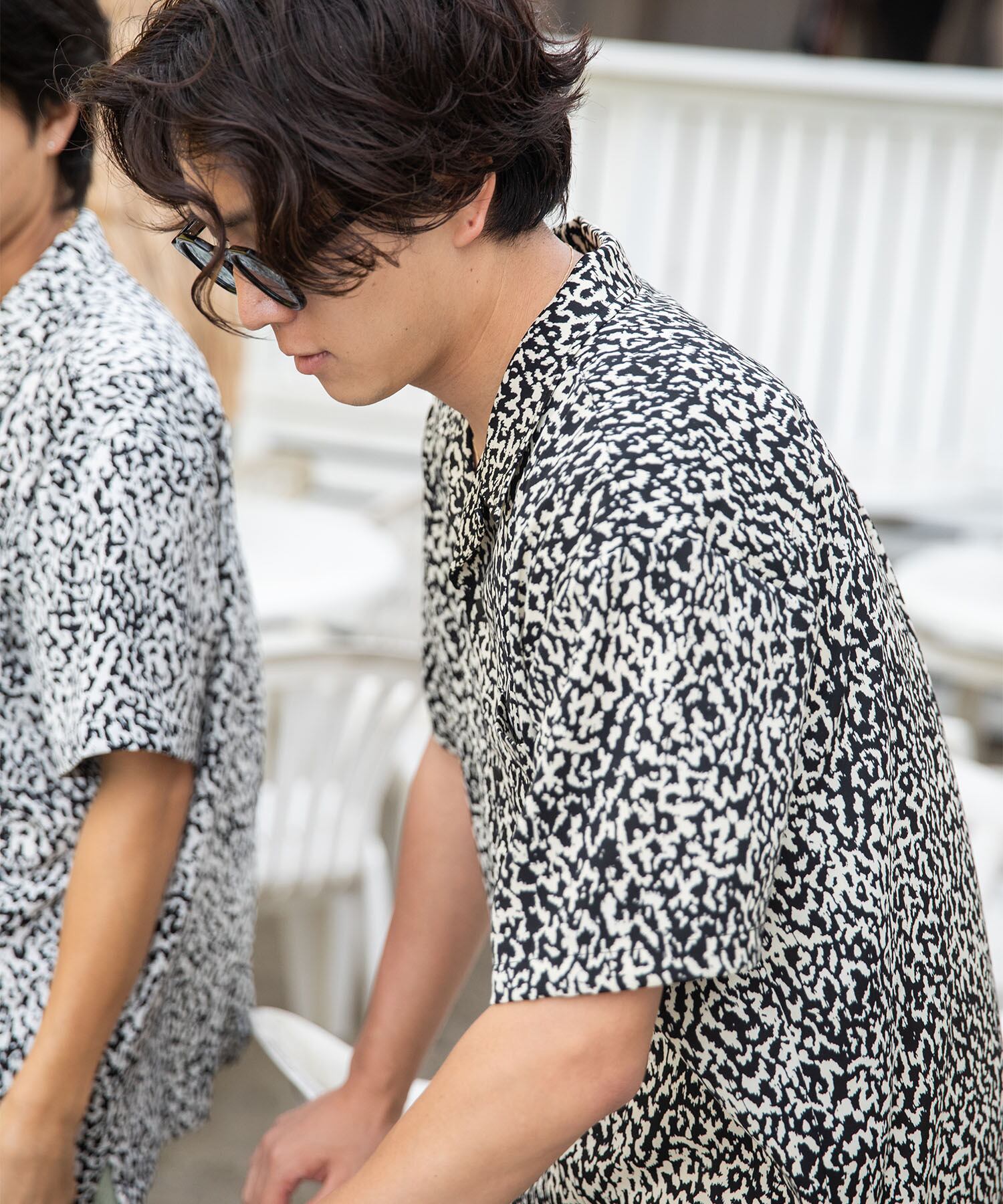 SUNS】LEOPARD OPEN COLLAR SHIRTS［RSS018］ | #Re:room