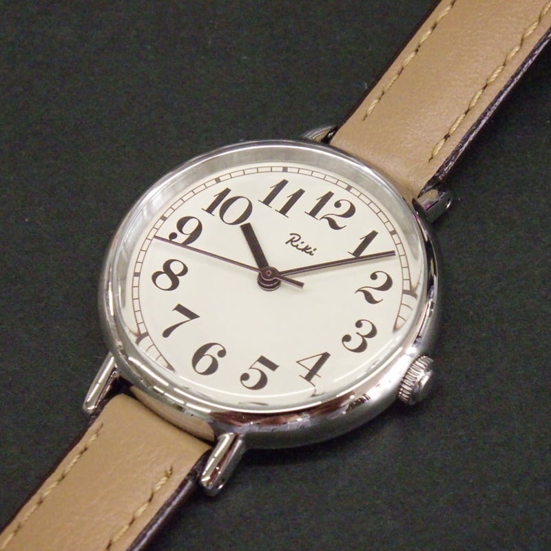 小物 Riko SEIKO セイコー Riki リキ AKQK461 アラビア数字 落栗色 レザーバンド