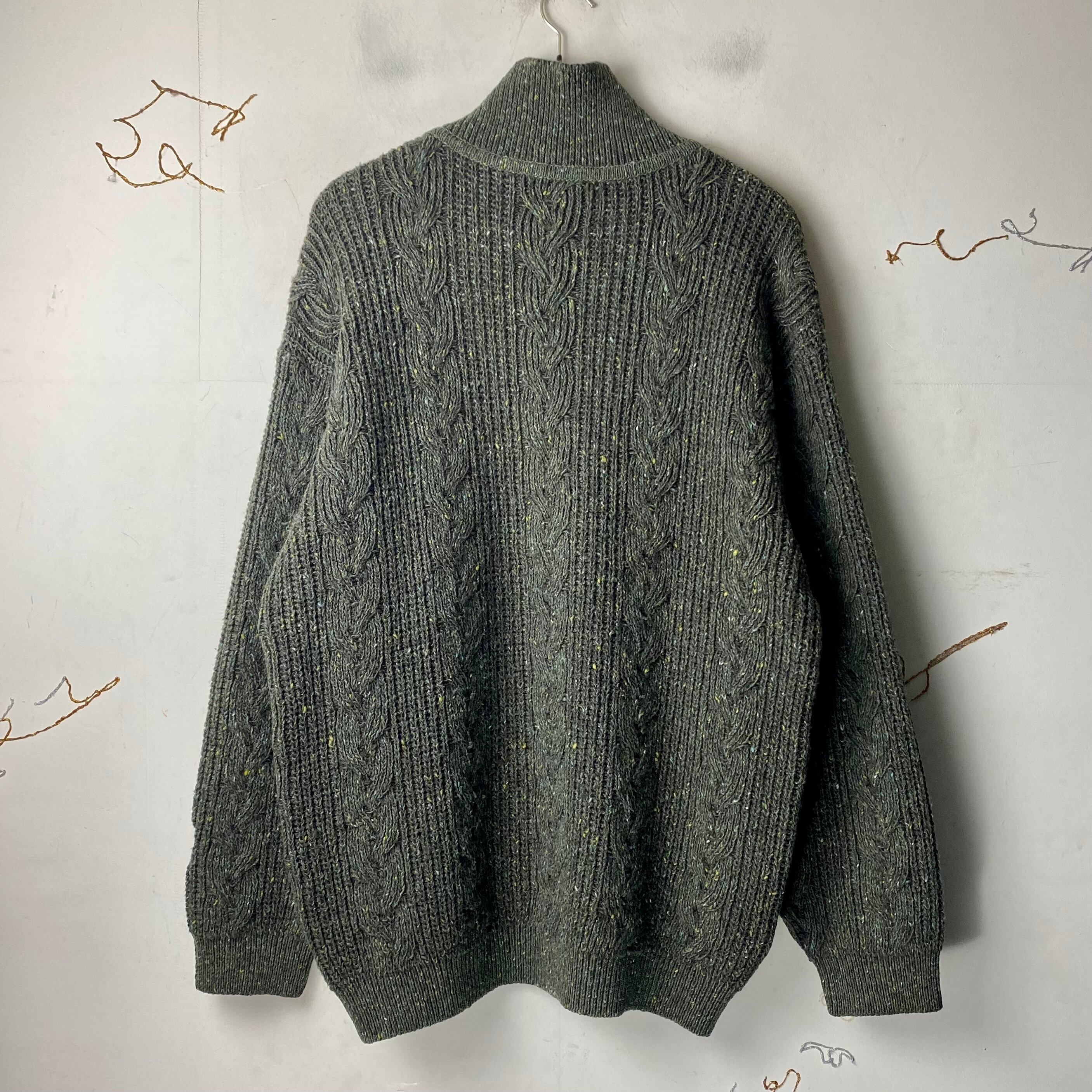 vintage SALVATORE FERRAGAMO cable knit sweater | NOIR ONLINE