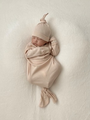 【即納】peekaboo / bebe)ribbed newborn set