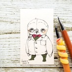 シロフクロウ博士*ドローイング