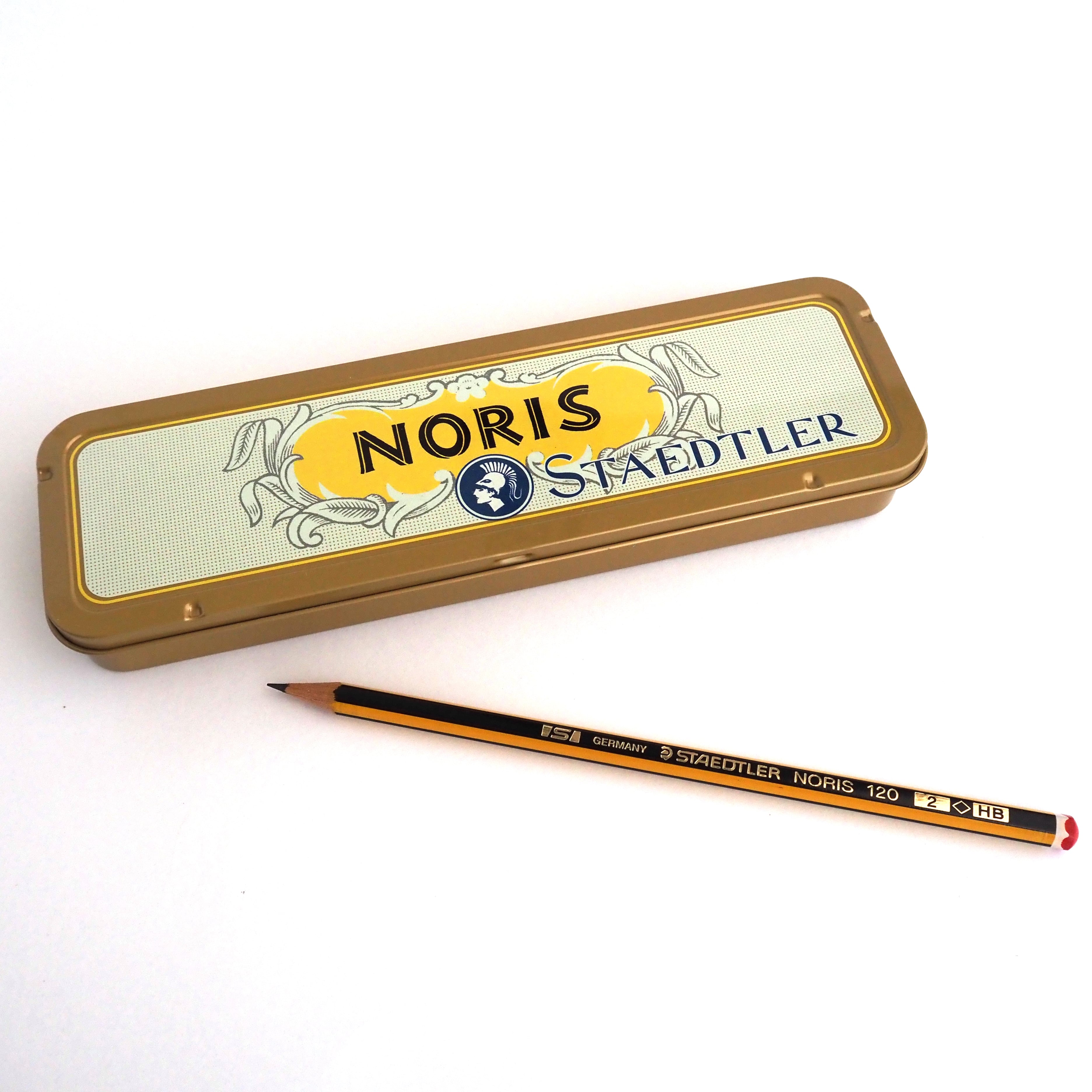 ドイツのヴィンテージ鉛筆12本セット【STAEDTLER】NORIS HB｜レトロ