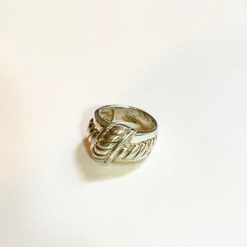 Vintage Modernist 925 Silver Ring