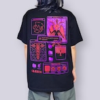 黒魔術デスクトップ|Tシャツ-黒