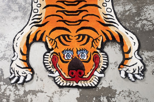 Tibetan Tiger Rug 《Sサイズ•シルク049》チベタンタイガーラグ