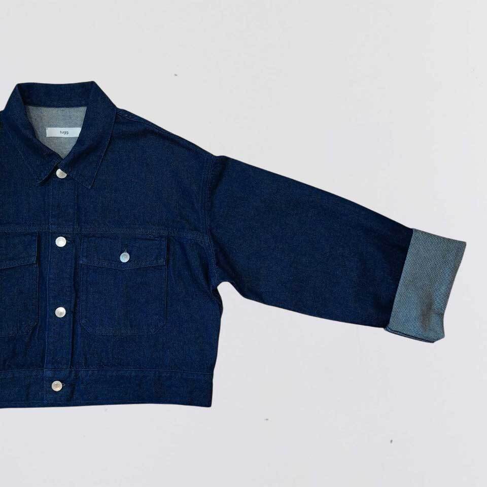 クロップド丈デニムジャケット / TU-JK04-OG | tugg. 児島ジーンズ
