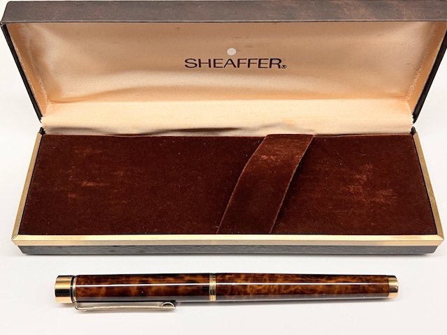 1978　シェーファー タルガ １０３０　SHEAFFER Targa 1030 Laque thuya ronce　（細字）　14K　　　　　02787