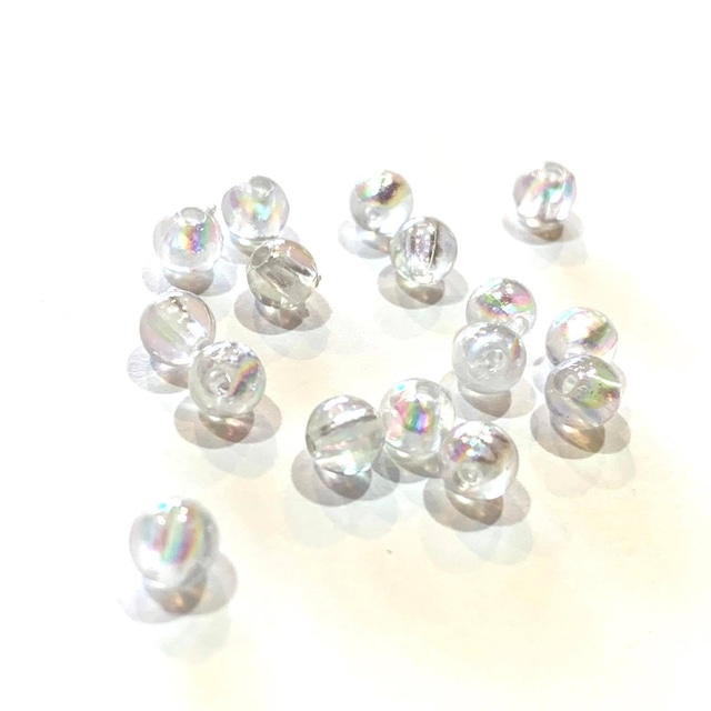 〈再入荷〉オーロラクリアビーズパックS（4.8mm）