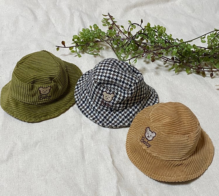 baby bucket hat S ~ L 3color / 犬用 帽子 秋冬 新作 ドッグウェア 犬