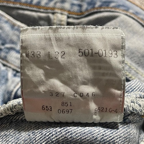 【W33 L32】90s USA製 usa levi's リーバイス 501 詳細写真7