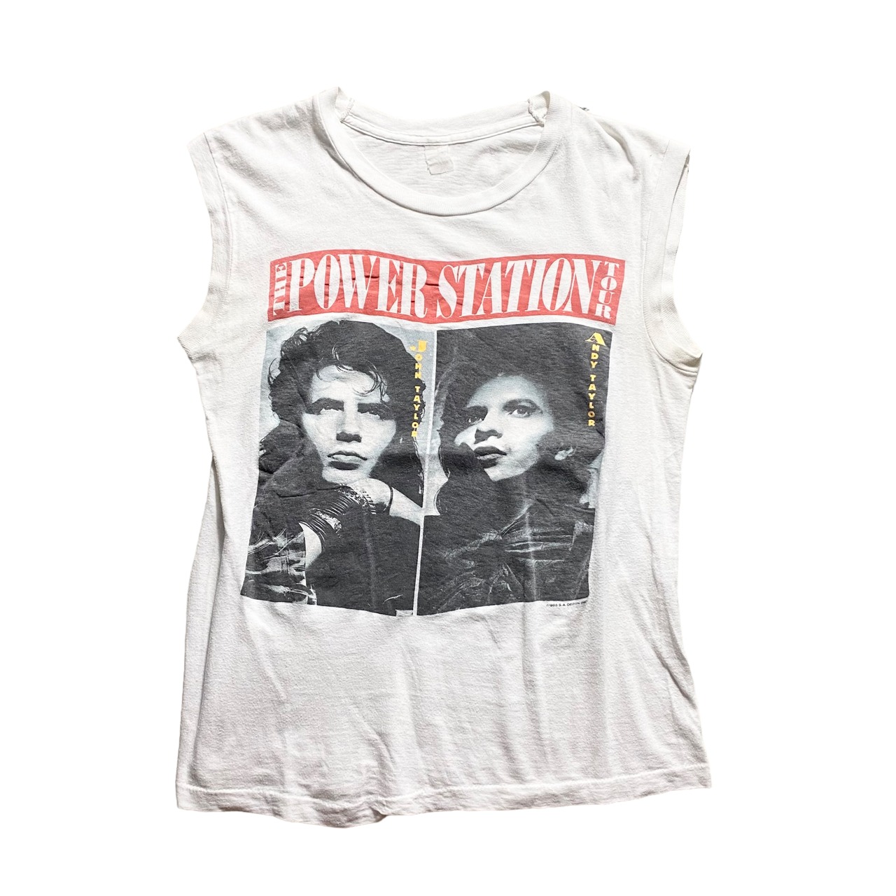 vintage 1985’s THE POWER STATION sleeveless music tee