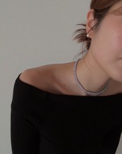 Angelite Choker Necklace［BZN39-BL］