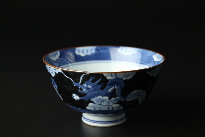 有田焼　飯碗 源右衛門窯 赤濃牡丹絵 飯碗 有田焼 ご飯茶碗 : 陶器たて石 Yahoo!店