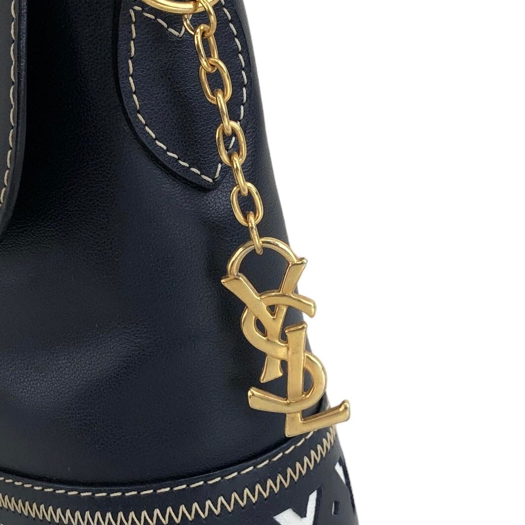 Yves Saint Laurent イヴ・サンローラン カットアウト YSLチャーム