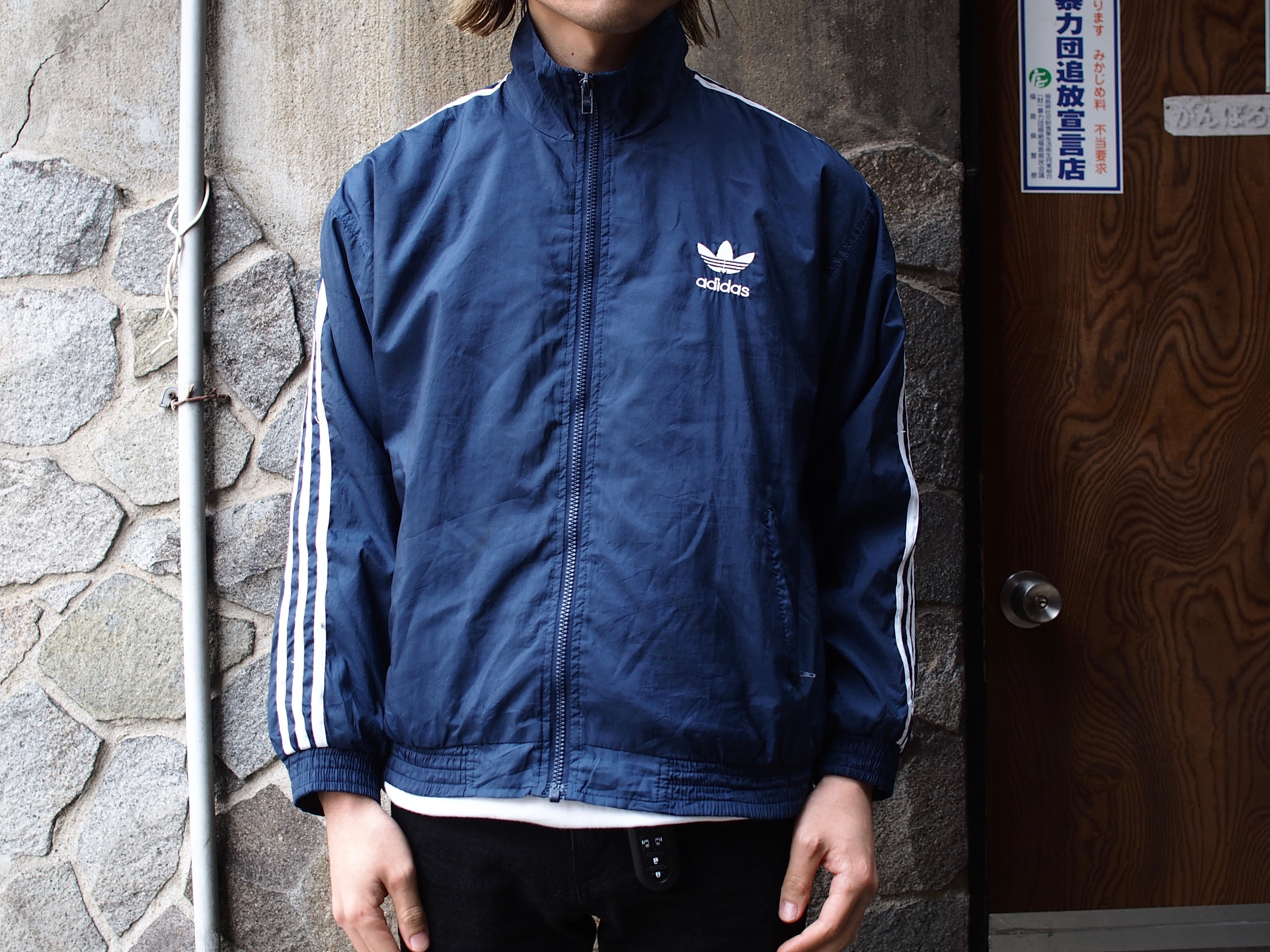 Britpop! 1980's Adidas Nylon Track Jacket ヨーロッパ